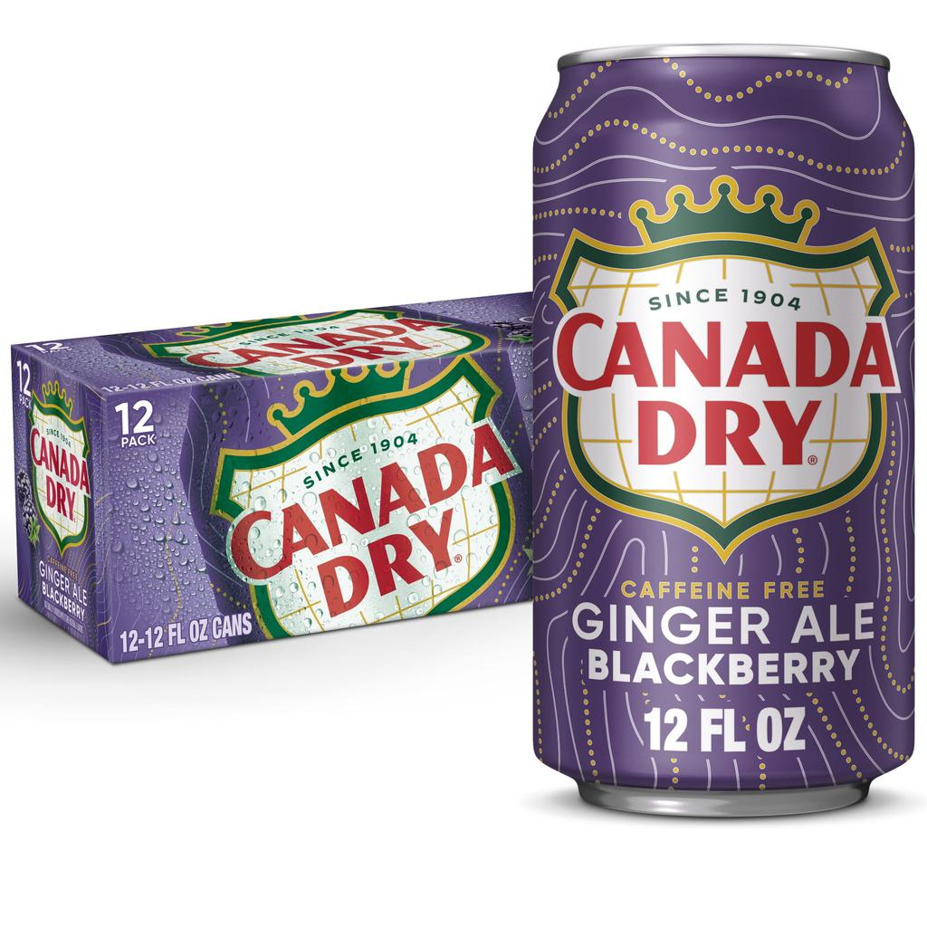 Cans Canada Dry Blackberry 355ML